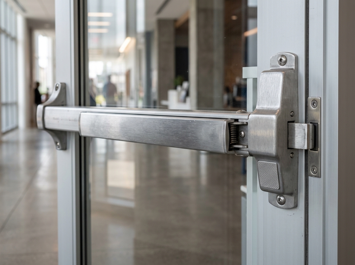 Commercial door hardware